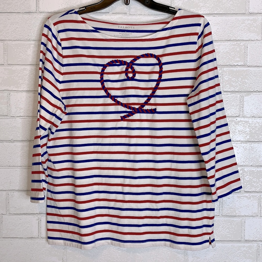 Talbots Striped Top